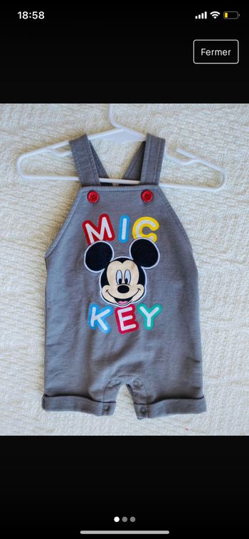 Combinaison short 3 mois