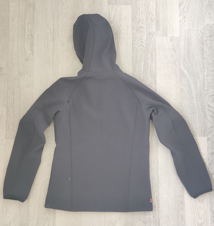 veste imperméable noire quechua 7-8 ans - photo numéro 4