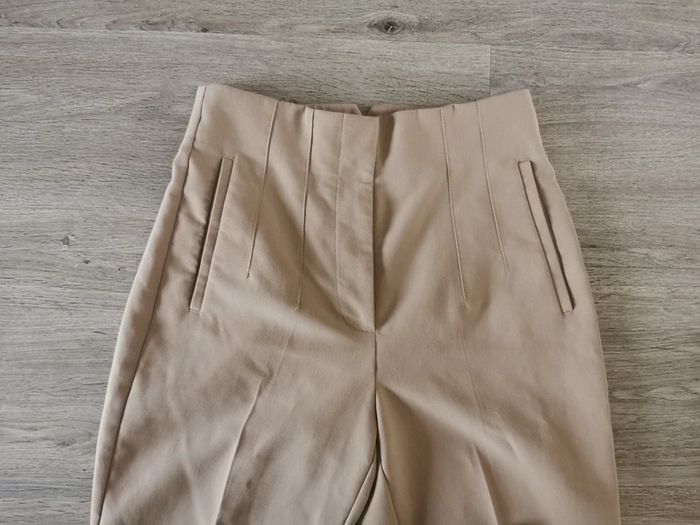 Pantalon de tailleur beige/camel - Zara - photo numéro 3