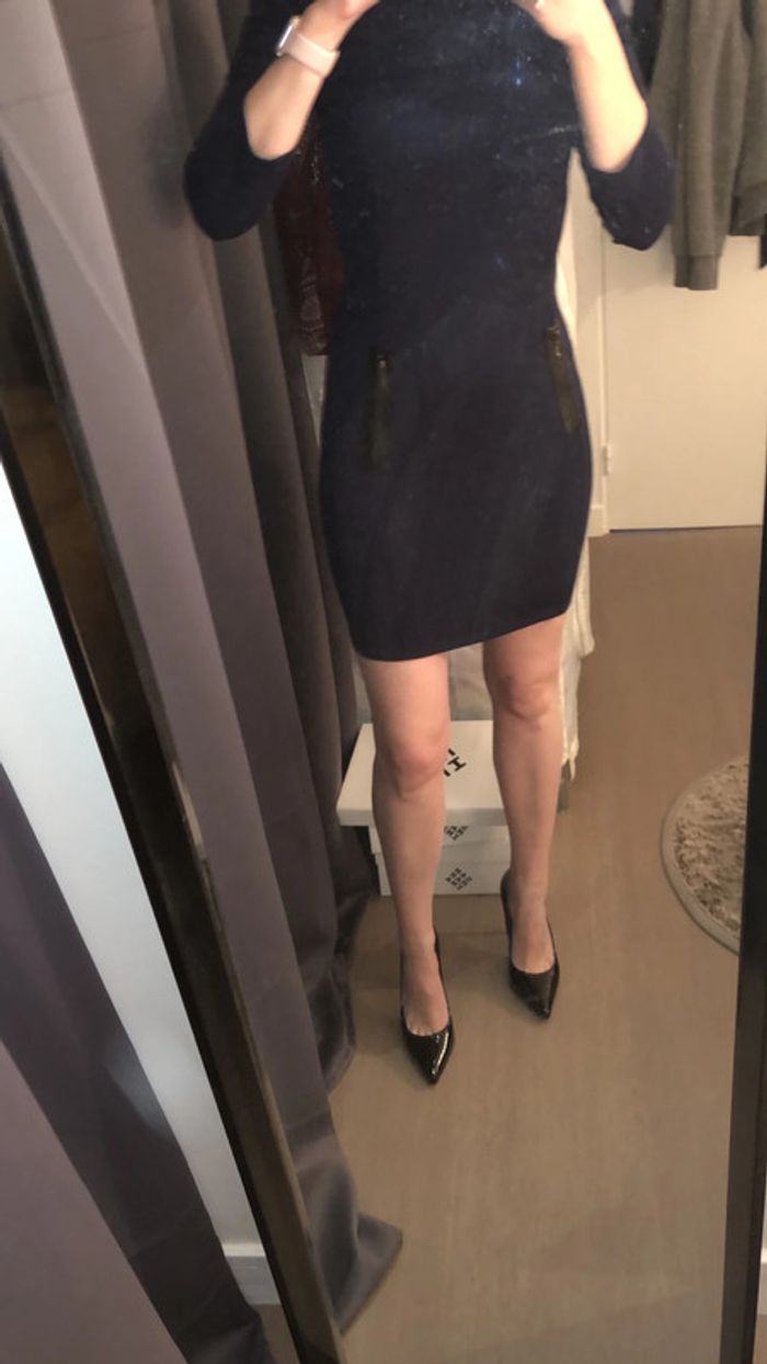 Robe chic Mim (bleu), S / 36 / 8 - photo numéro 2