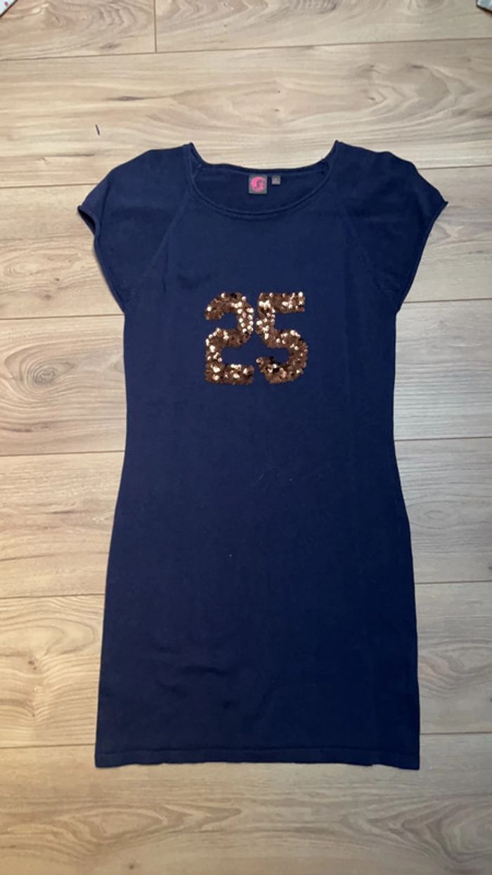 Robe-pull en mailles fille