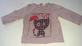T shirt manche longue 3 mois