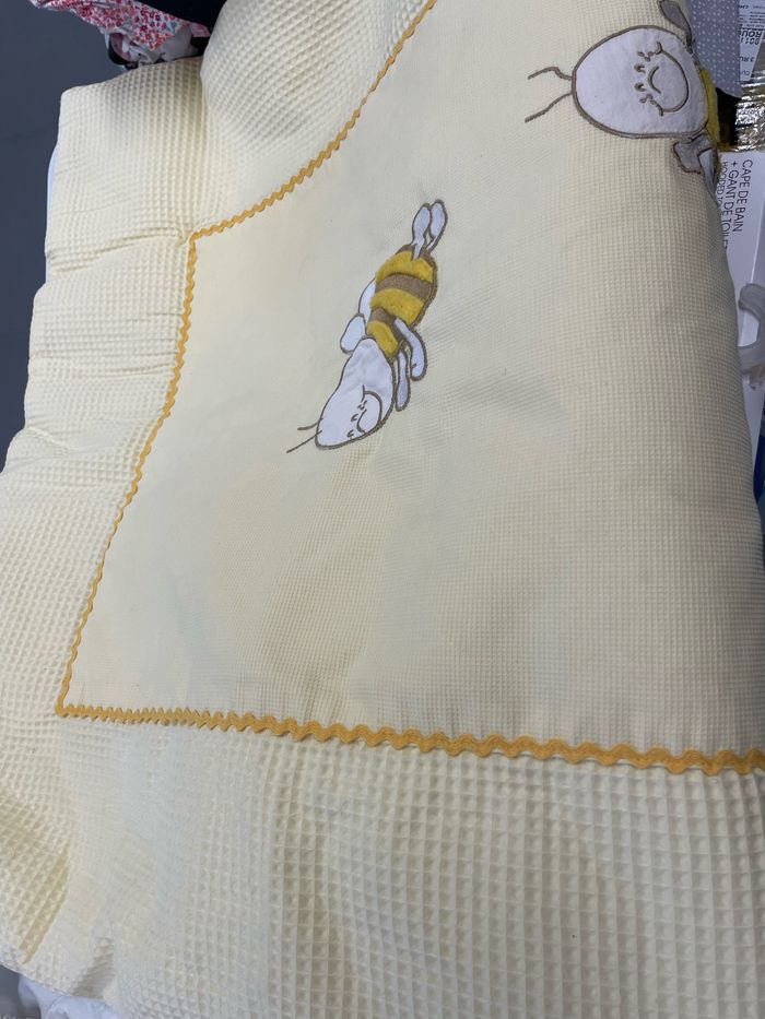 Gigoteuse et couverture carré blanc - photo numéro 2