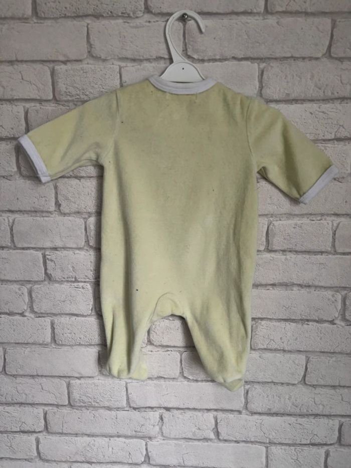Pyjama velours kitchoun taille 3 mois - photo numéro 3
