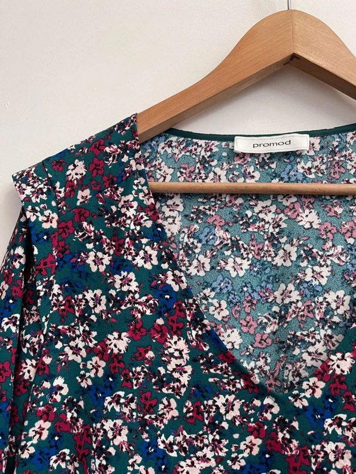 Superbe Robe fluide fleurie Promod 🌸 38 - photo numéro 8