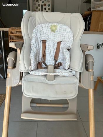 Chaise haute Jané Mila Glitter – évolutive et compacte