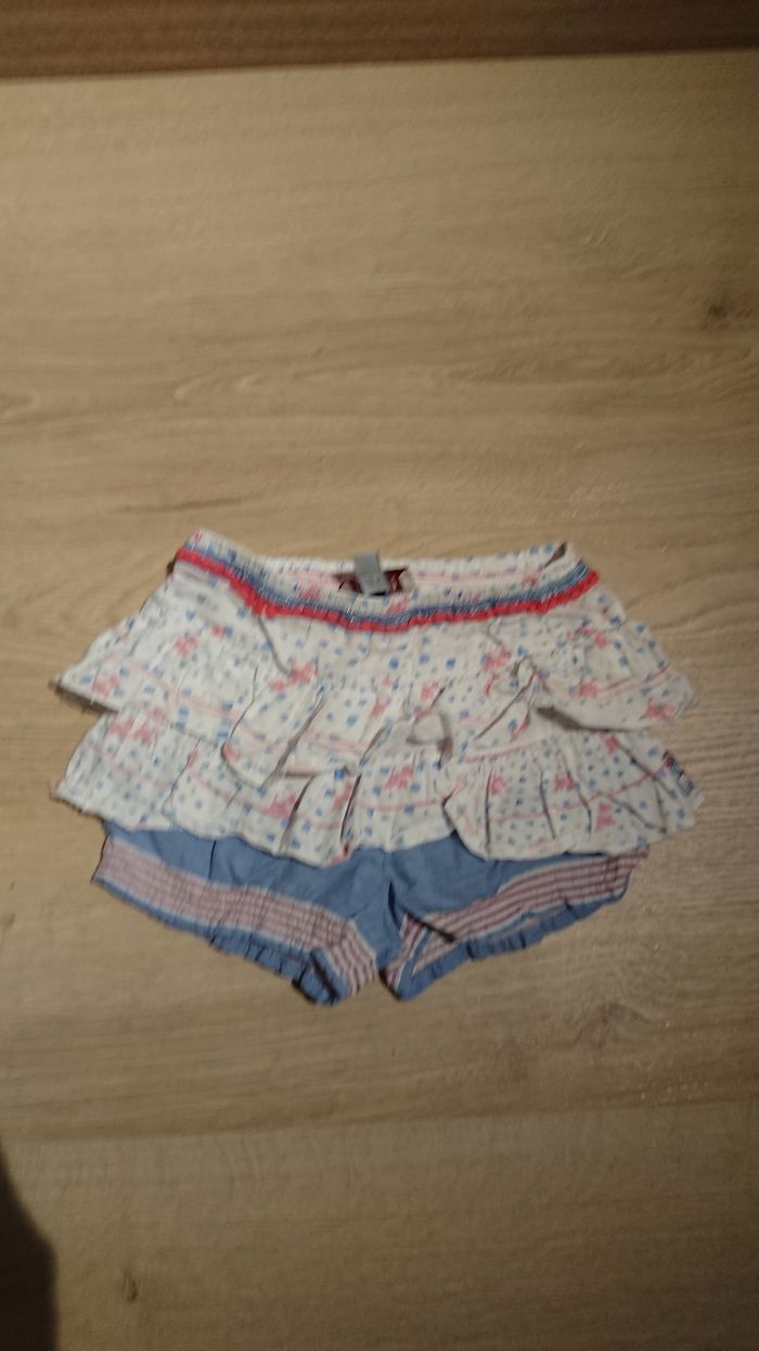 Short court blanc et jeans Chipie