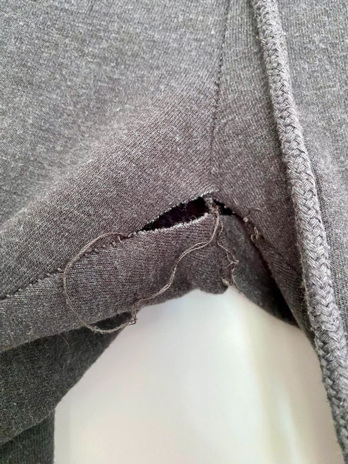 Bas de survêtement gris foncé Hollister taille XS - photo numéro 4