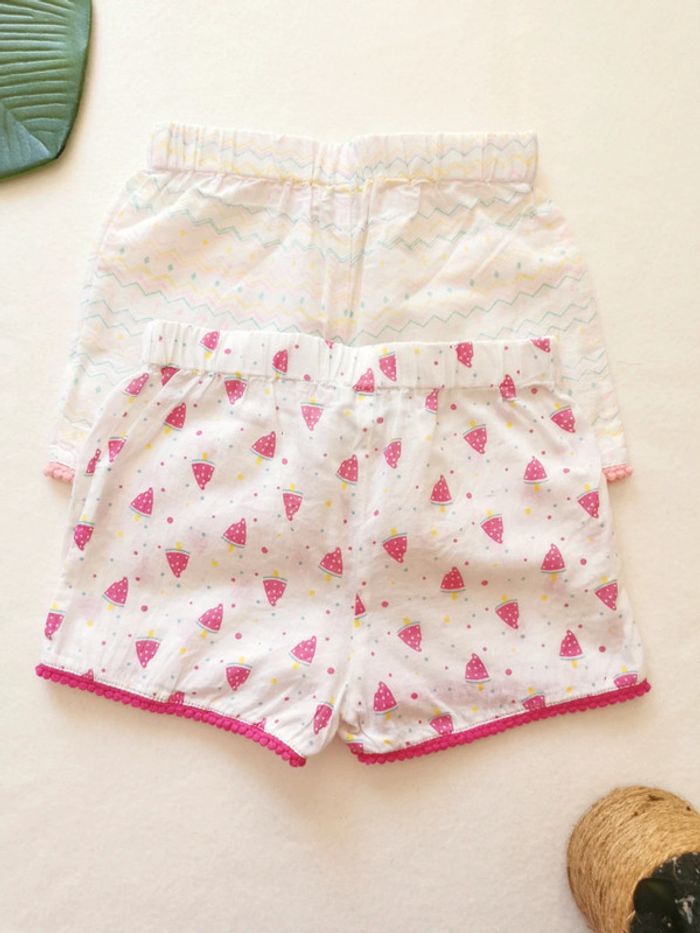 Lot de 2 shorts fin été à motifs Pat et Ripaton 18 Mois - photo numéro 8