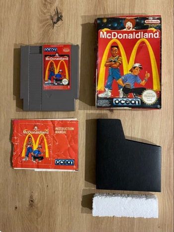 ** Jeu Mc Donaldland, Nintendo Nes, avec boite et notice **