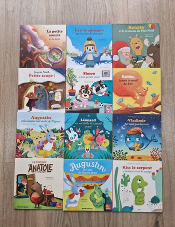 Lot de 12 livres enfant mes ptits albums