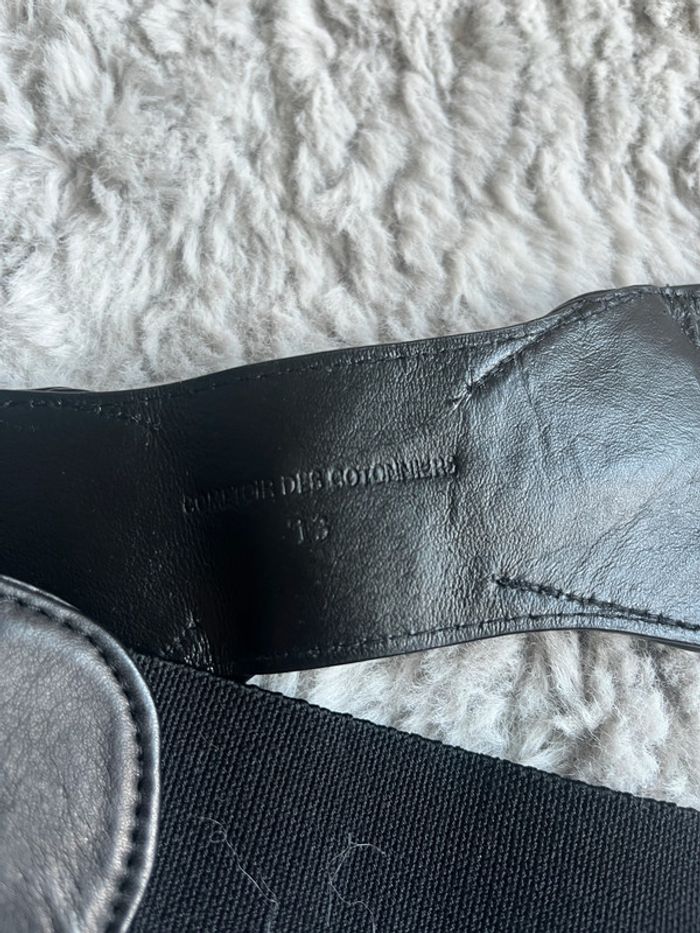Ceinture noire élastique Comptoir des Cotonniers – Taille 3, fermeture boutons pression - photo numéro 5