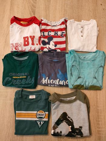 Lot t-shirts manches longues