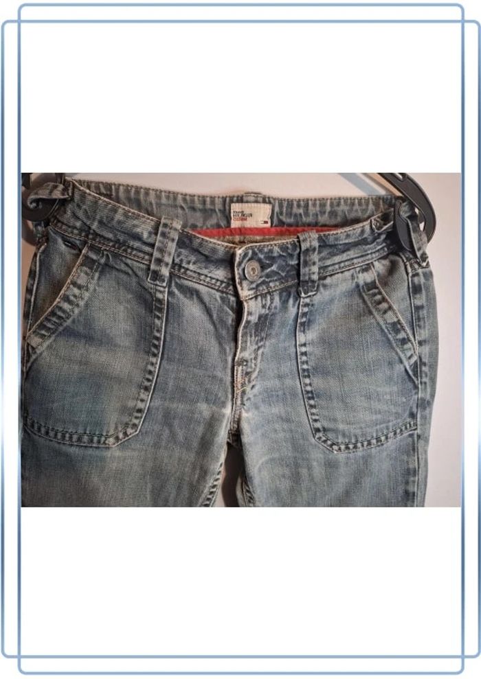 jeans tommy hilfiger denim  femme bleu - taille 37/38 W28L32 - photo numéro 6