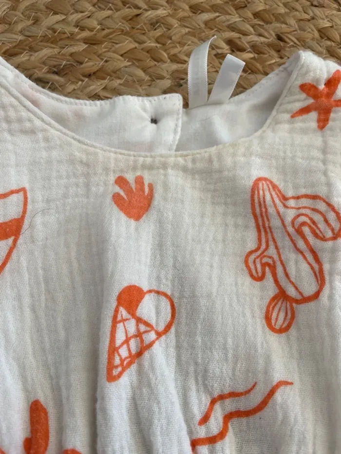 Robe en gaz de coton 6 mois - photo numéro 2