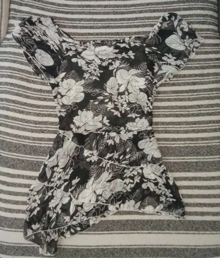 Lot de 3 débardeurs transparents fleuris - Taille S - photo numéro 5