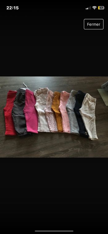 Lot pantalons 12 mois