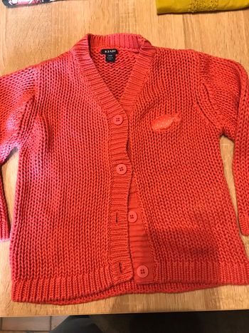 Gilet maille fine 2 ans