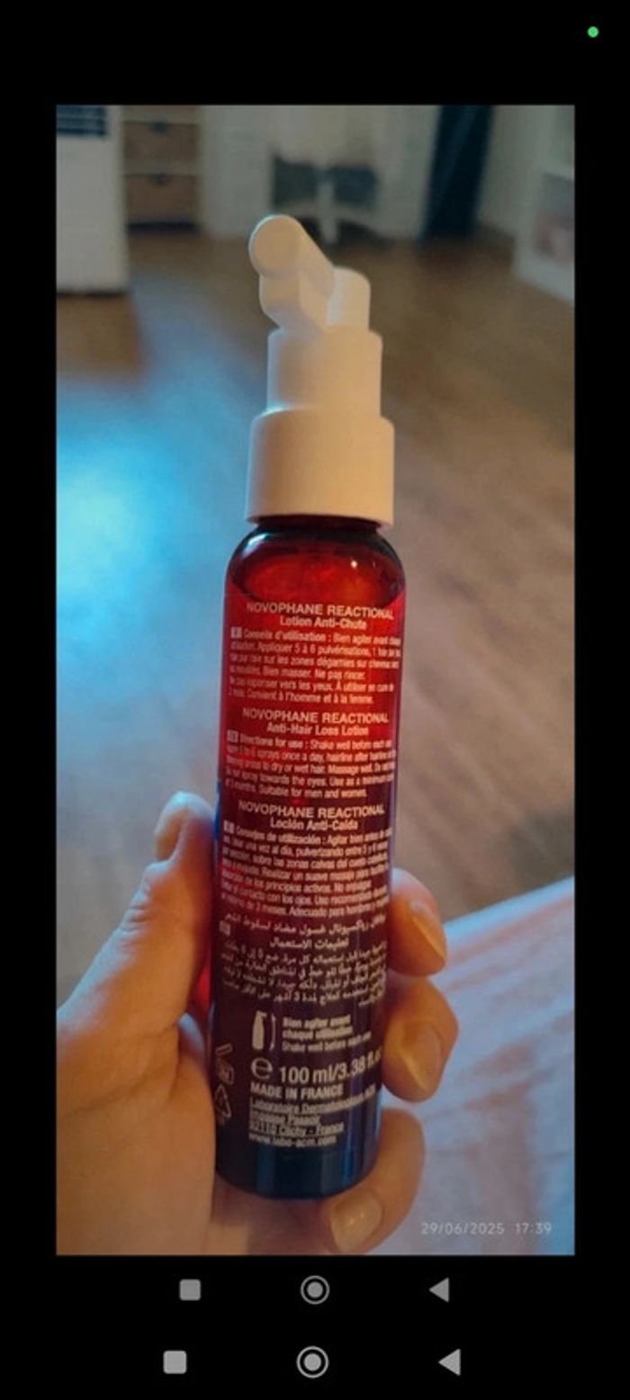 ACM Laboratoire Dermatologique
Lot Novophane Traitement Anti-Chute Shampooing + Lotion - photo numéro 5