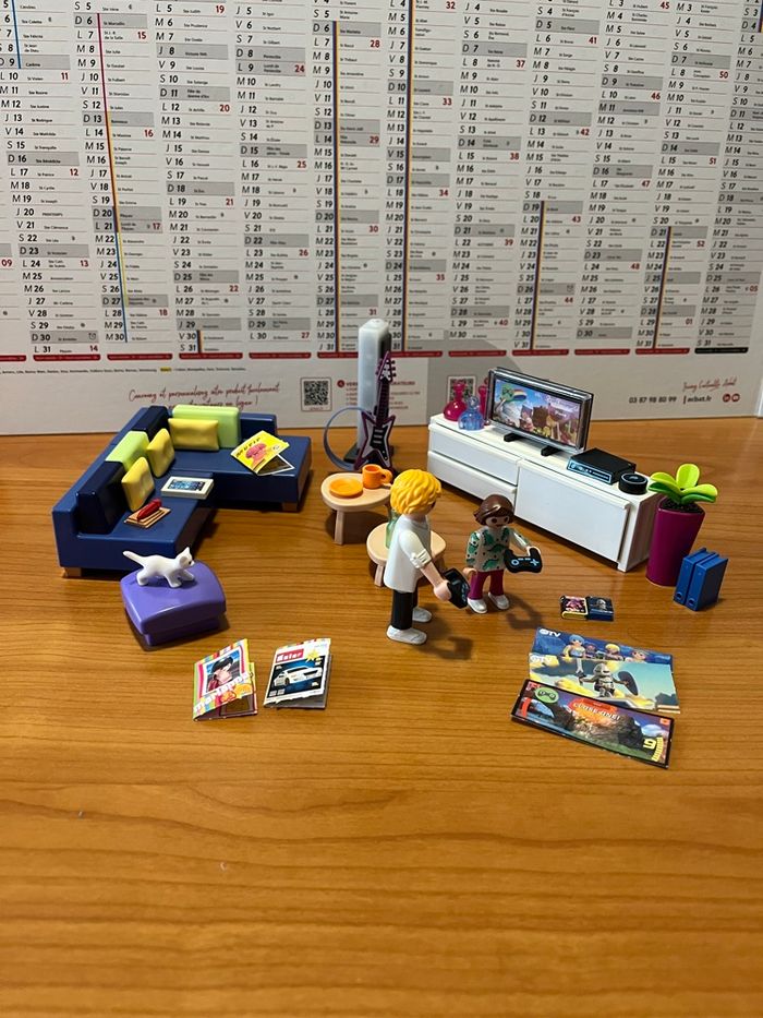 Playmobil 70989 – Salon aménagé pour maison moderne 9266