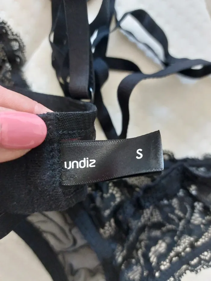 Soutien gorge triangle Undiz noir taille S - photo numéro 3