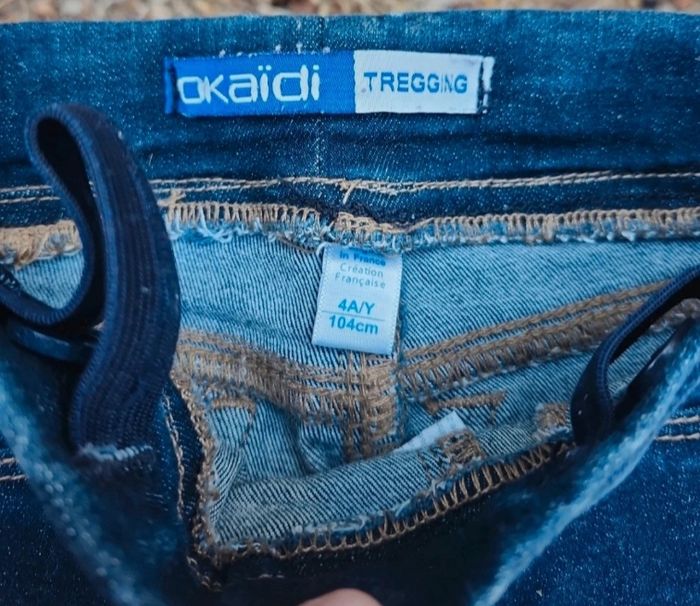 Lot 5 pantalons legging Okaïdi 4-5 ans - photo numéro 3