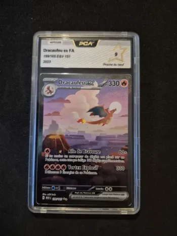 Carte Pokémon Dracaufeu EX Full-Art Alternative 199/165 - EV 151 - FR - PCA 9