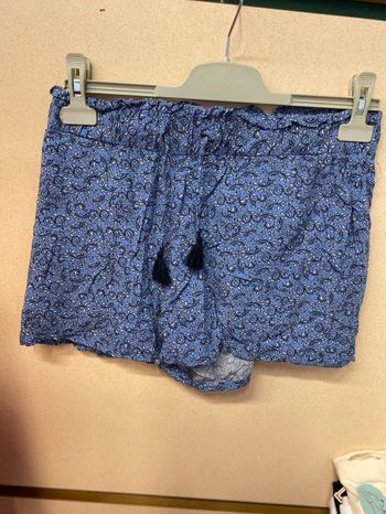 Short bleu d’été