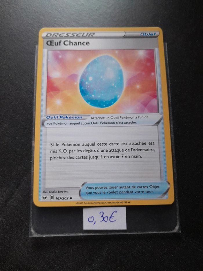 Carte Pokémon Oeuf Chance 167/202