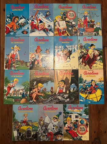 Lot de 15 livres Caroline Pierre Probst bd albums Hachette anciens années 90