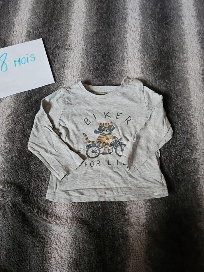 Tee-shirt manches longues 18 mois verbaudet - photo numéro 2