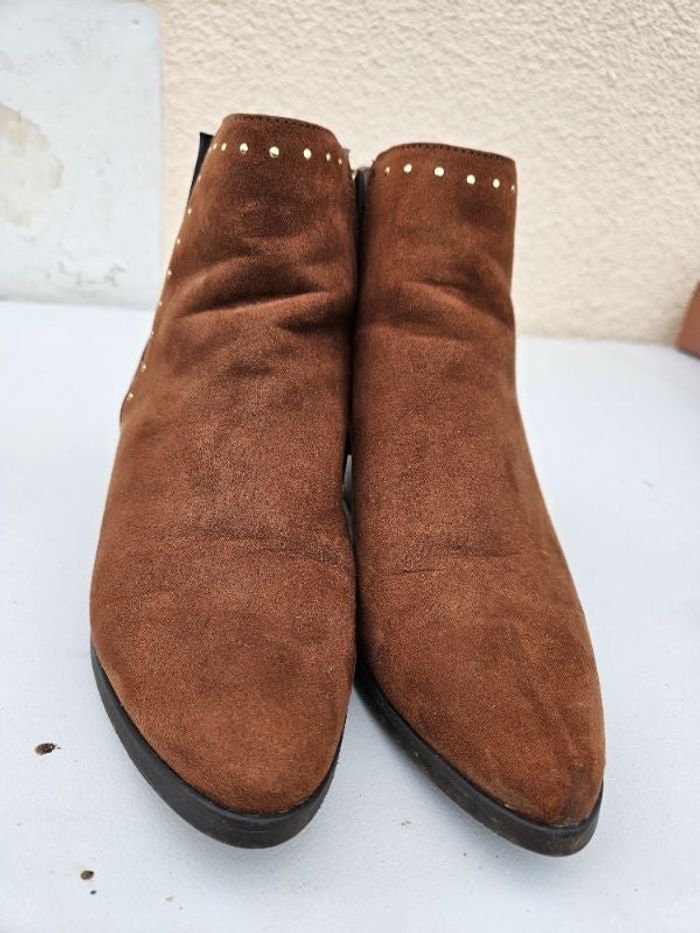 Bottines Marron