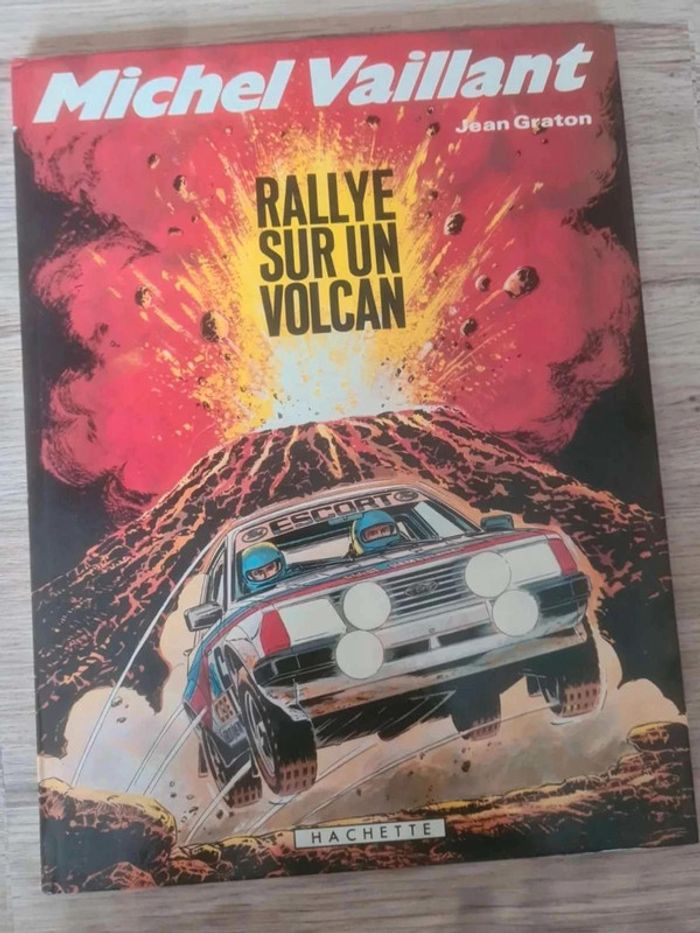 Michel Vaillant rallye sur un volcan
