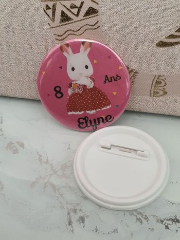 Badge personnalisé anniversaire