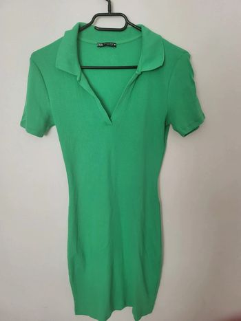 Robe polo verte 1