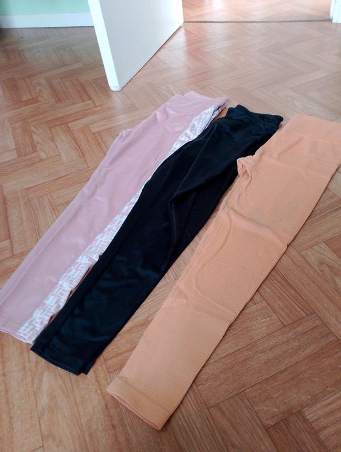 Lot de 3 leggings de sports - Taille L - photo numéro 3