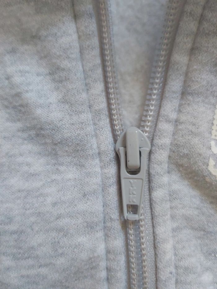 🦋 Veste Zippee Sweat gris - photo numéro 5