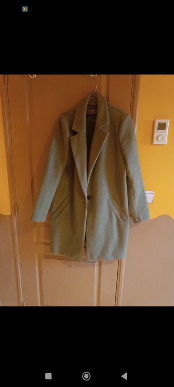 Manteau long vert