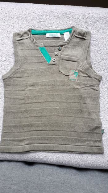 Pull sans manches Obaibi 12 mois
