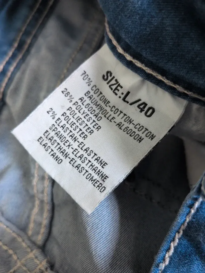 Jovial Jean – Taille L – Bleu foncé avec strass au niveau des poches - photo numéro 7