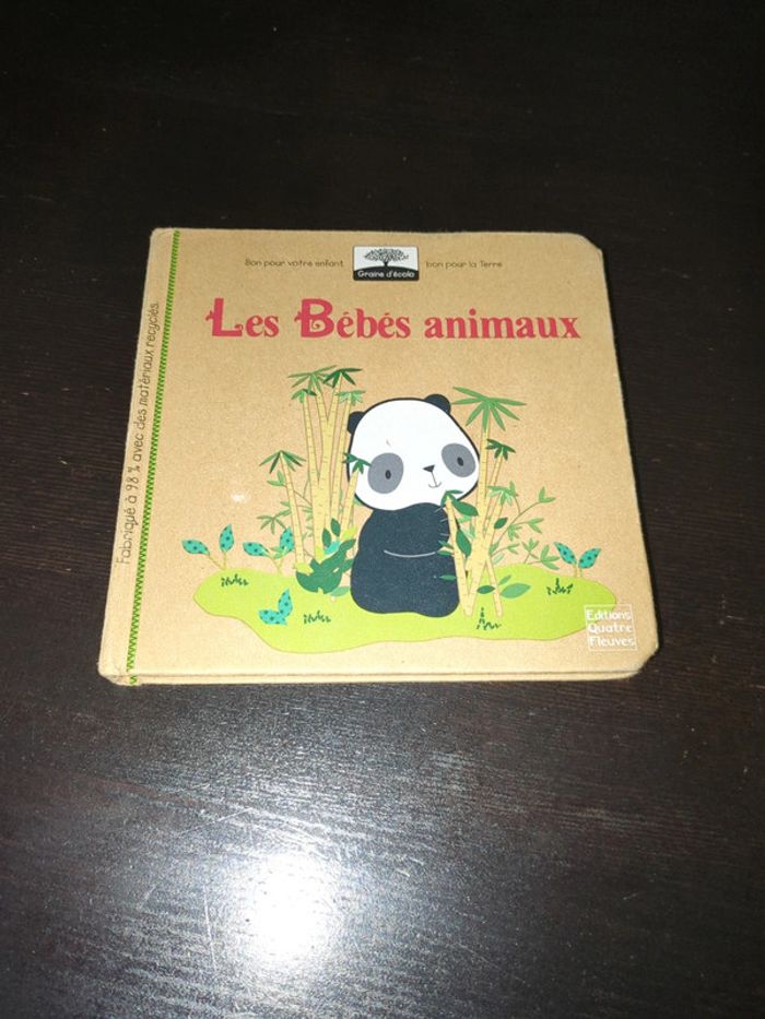 Livre les bébés animaux recyclage écologie biodiversité protection