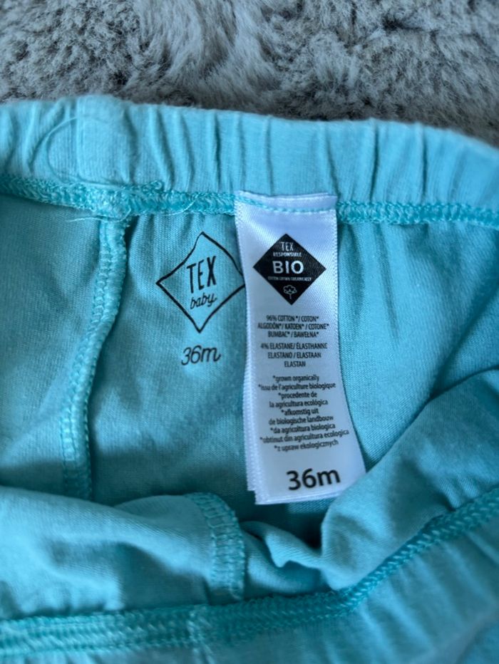 Lot 2 legging bleu et léopard - photo numéro 4