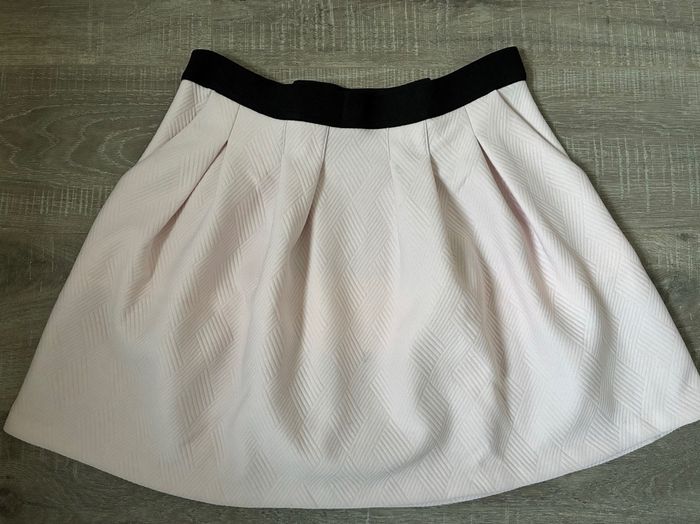 Jupe Naf-Naf 44 rose / noir