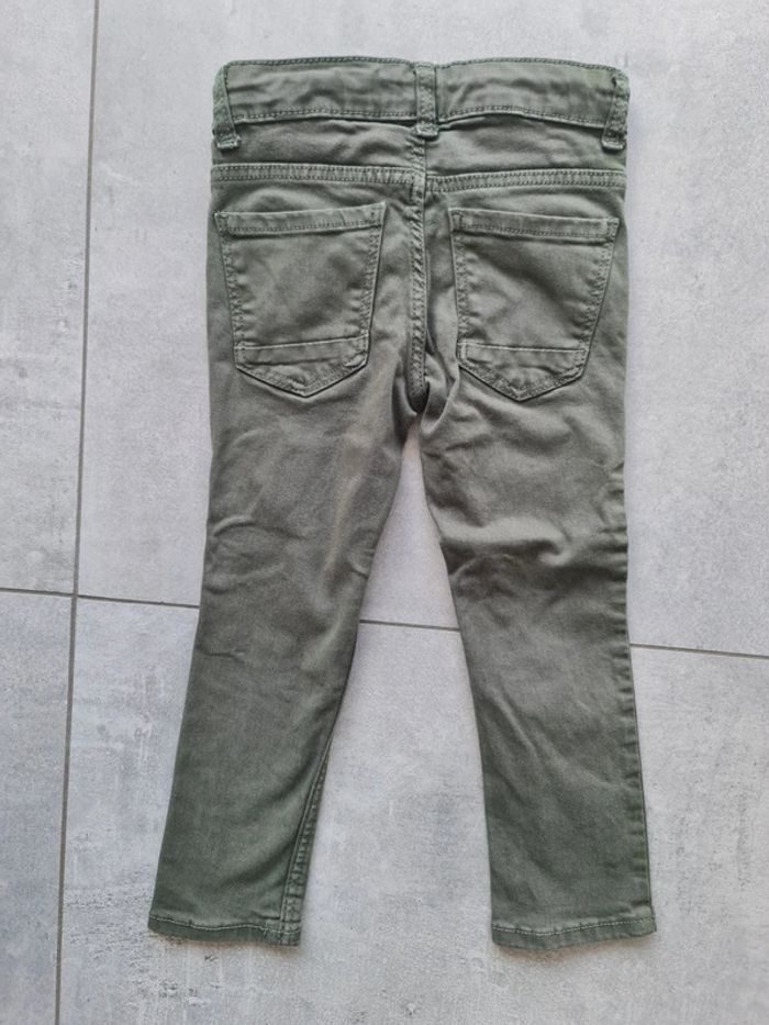 Ensemble T-shirt manches longues col roulé sous pull pantalon slim 3 ans - photo numéro 6