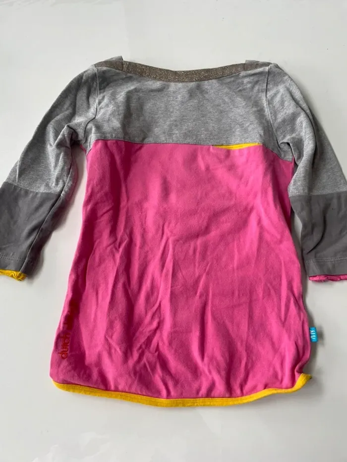 Lot 2 t-shirts fille 8 ans manches 3/4 - photo numéro 3