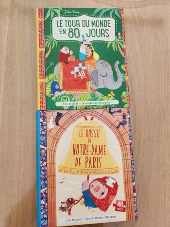 Livre avec puzzle