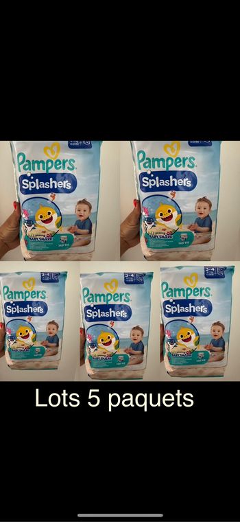 Pampers splashers 5 paquets NEUFS