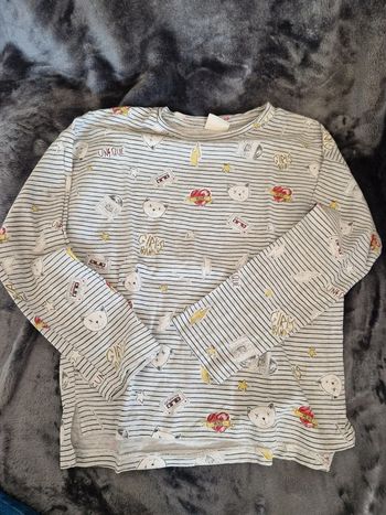 Tee shirt zara 7 ans gris