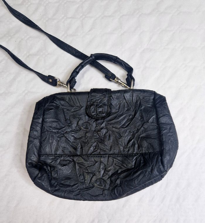 Sac a main , vintage , noire , femme - photo numéro 4