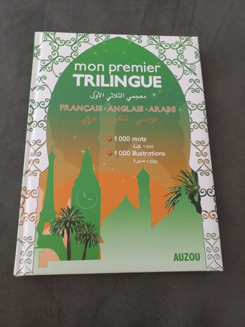 Livre auzou mon premier trilingue français anglais arabe 